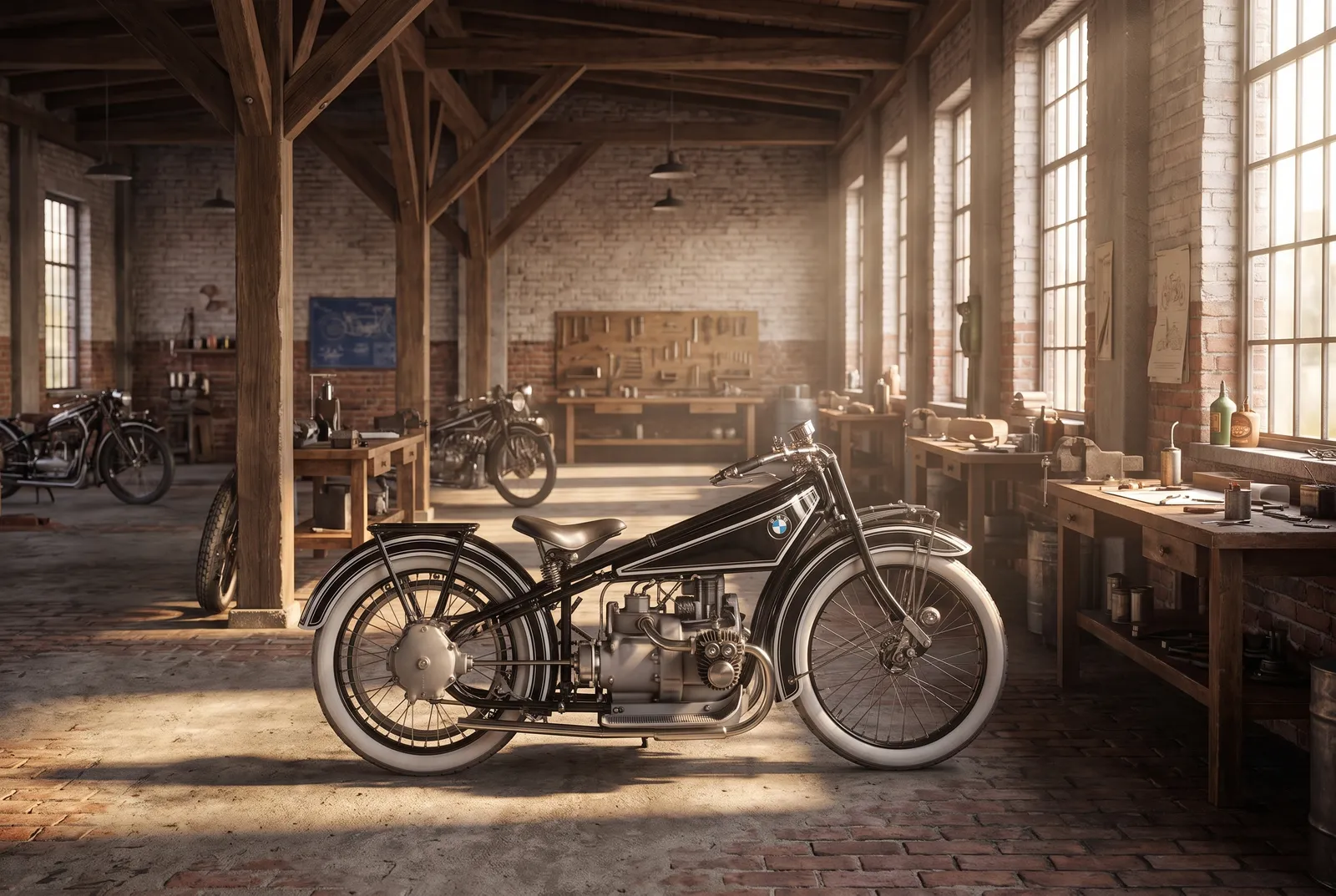 Wie aus einem Flugmotorenbauer der Erfinder des BMW-Boxers wurde: Die Geschichte der R32 von 1923 erklärt, warum Kardan, Boxermotor und Premiumanspruch bis heute zur Marke gehören.